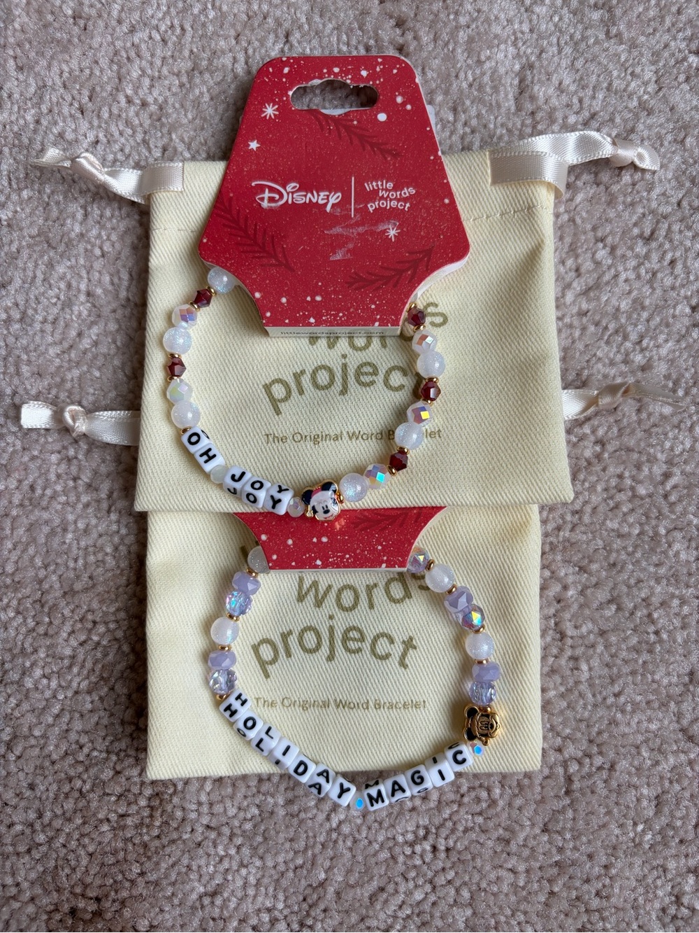 New Disney Holiday Bracelets